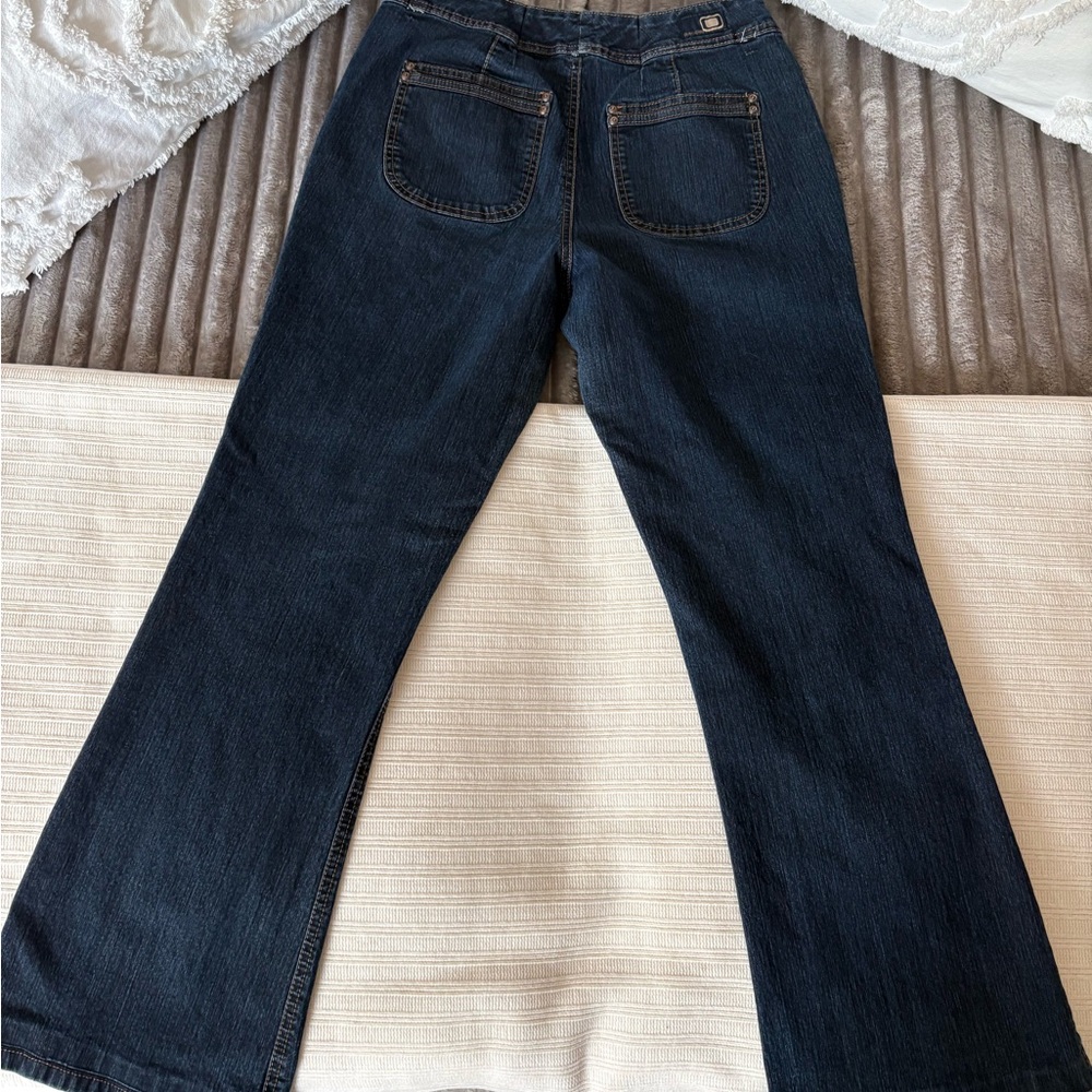 Bandolino Bootcut Pocket Blue Denim Jeans Size 10 Trendy Cute - Picture 7 of 7
